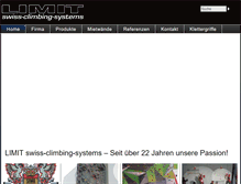 Tablet Screenshot of limit-scs.ch